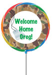welcome home party favors personalized lollipops
